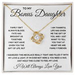 Bonus Daughter Gifts From Stepdad Stepmom Like A Daughter To Me Jewelry daughter in law necklace gift for daughter in law - ON CLOUD NINE GIFTS