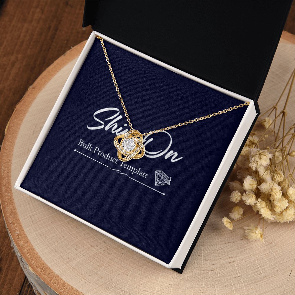 LOVE KNOT NECKLACE GIFT SET - ON CLOUD NINE GIFTS
