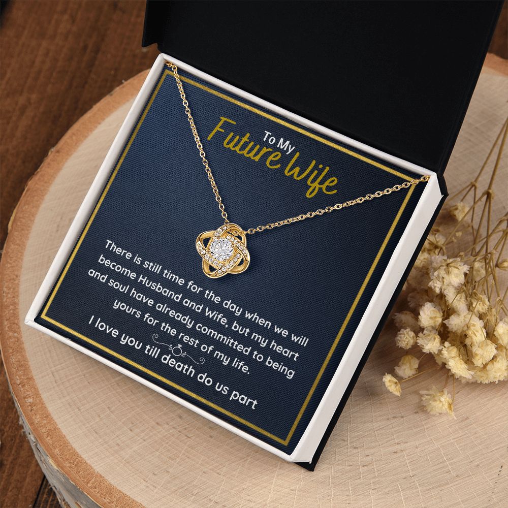fiance gifts for her couples necklace to my future wife fiance couples necklace stainless steel couple gifts for girlfriend - ON CLOUD NINE GIFTS