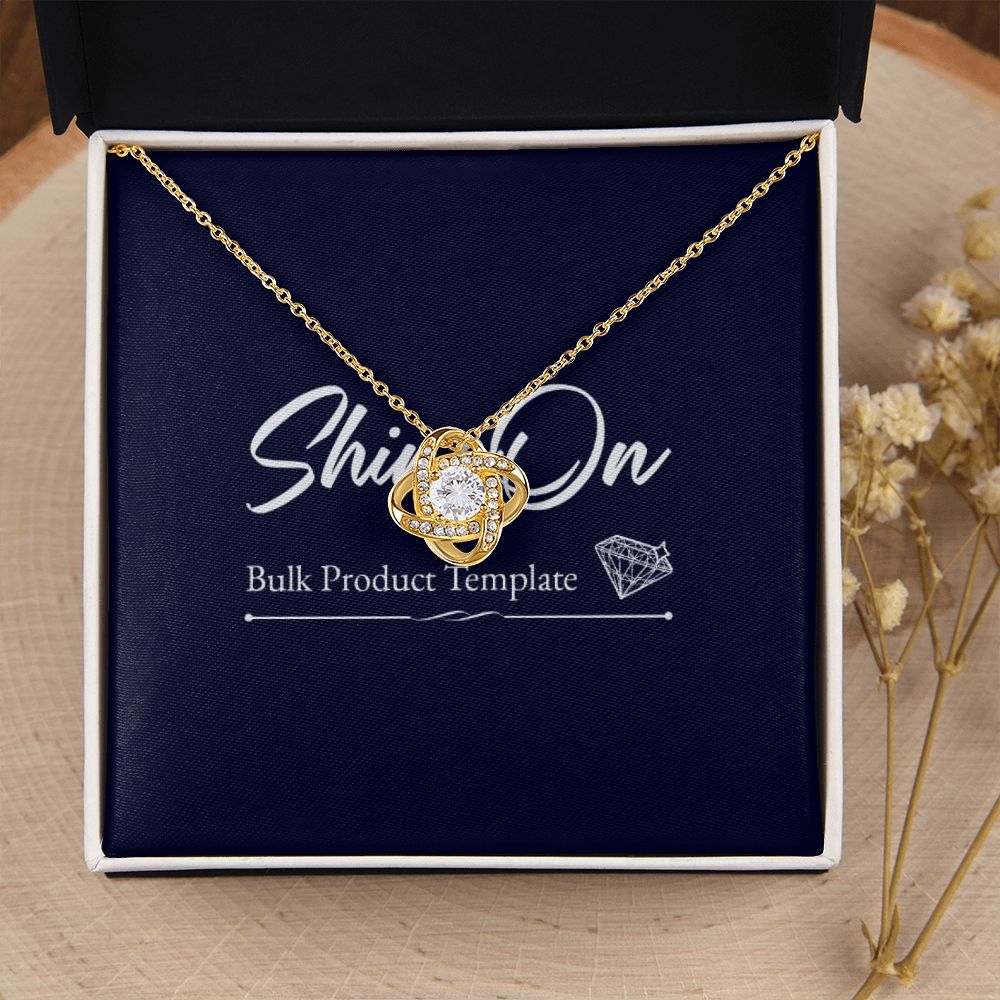 LOVE KNOT NECKLACE GIFT SET - ON CLOUD NINE GIFTS