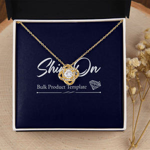 LOVE KNOT NECKLACE GIFT SET - ON CLOUD NINE GIFTS