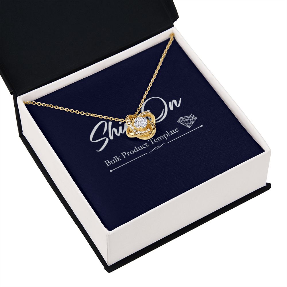 LOVE KNOT NECKLACE GIFT SET - ON CLOUD NINE GIFTS
