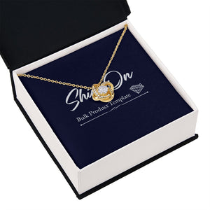 LOVE KNOT NECKLACE GIFT SET - ON CLOUD NINE GIFTS