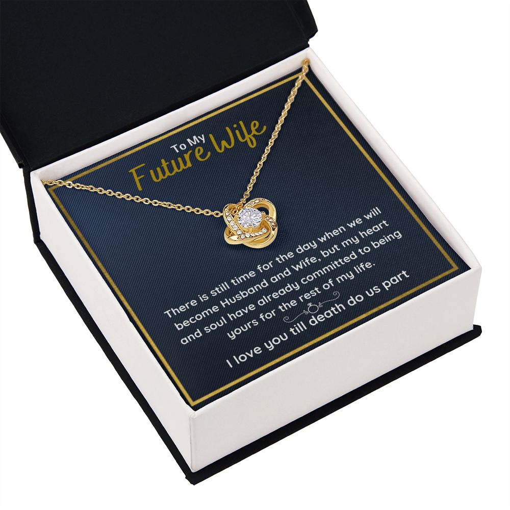 fiance gifts for her couples necklace to my future wife fiance couples necklace stainless steel couple gifts for girlfriend - ON CLOUD NINE GIFTS