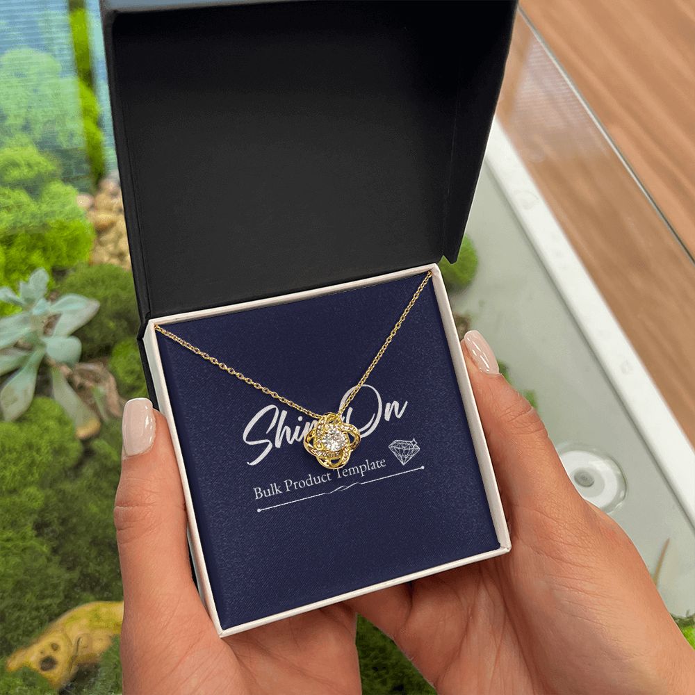 LOVE KNOT NECKLACE GIFT SET - ON CLOUD NINE GIFTS