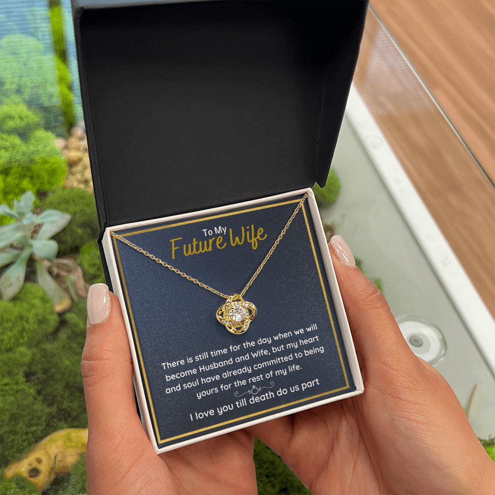 fiance gifts for her couples necklace to my future wife fiance couples necklace stainless steel couple gifts for girlfriend - ON CLOUD NINE GIFTS