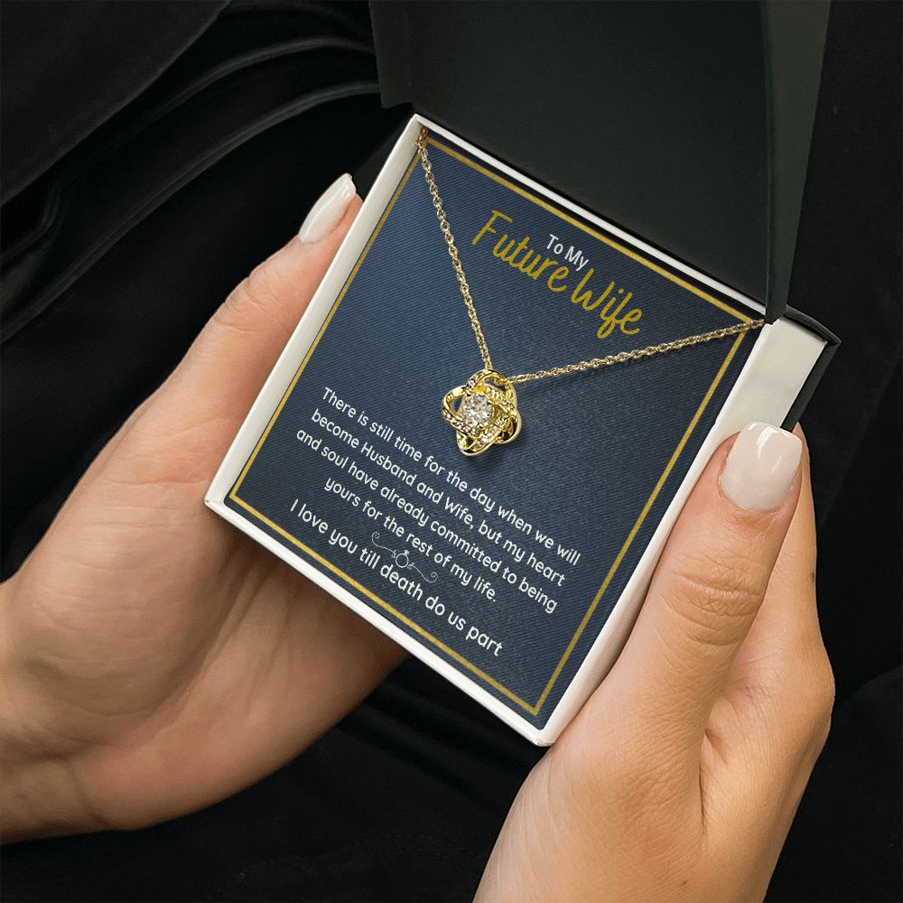 fiance gifts for her couples necklace to my future wife fiance couples necklace stainless steel couple gifts for girlfriend - ON CLOUD NINE GIFTS