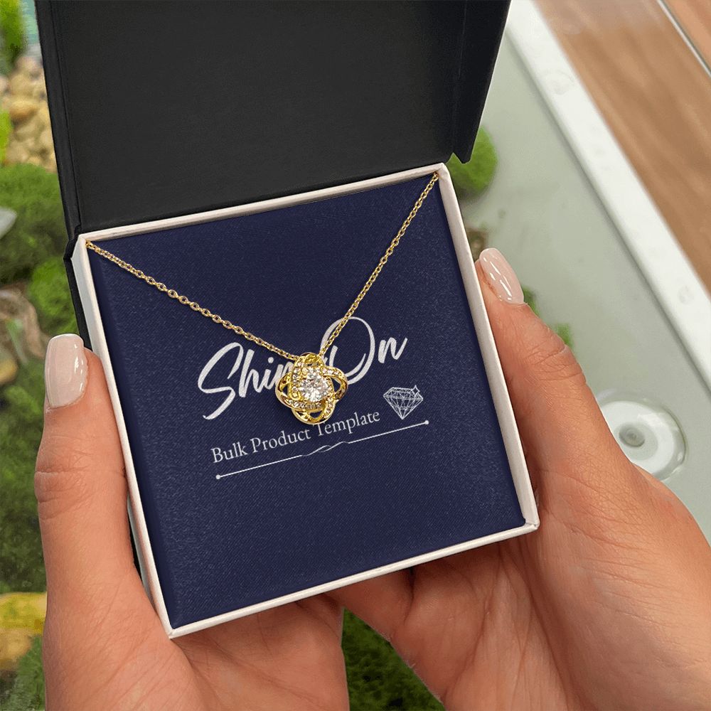 LOVE KNOT NECKLACE GIFT SET - ON CLOUD NINE GIFTS