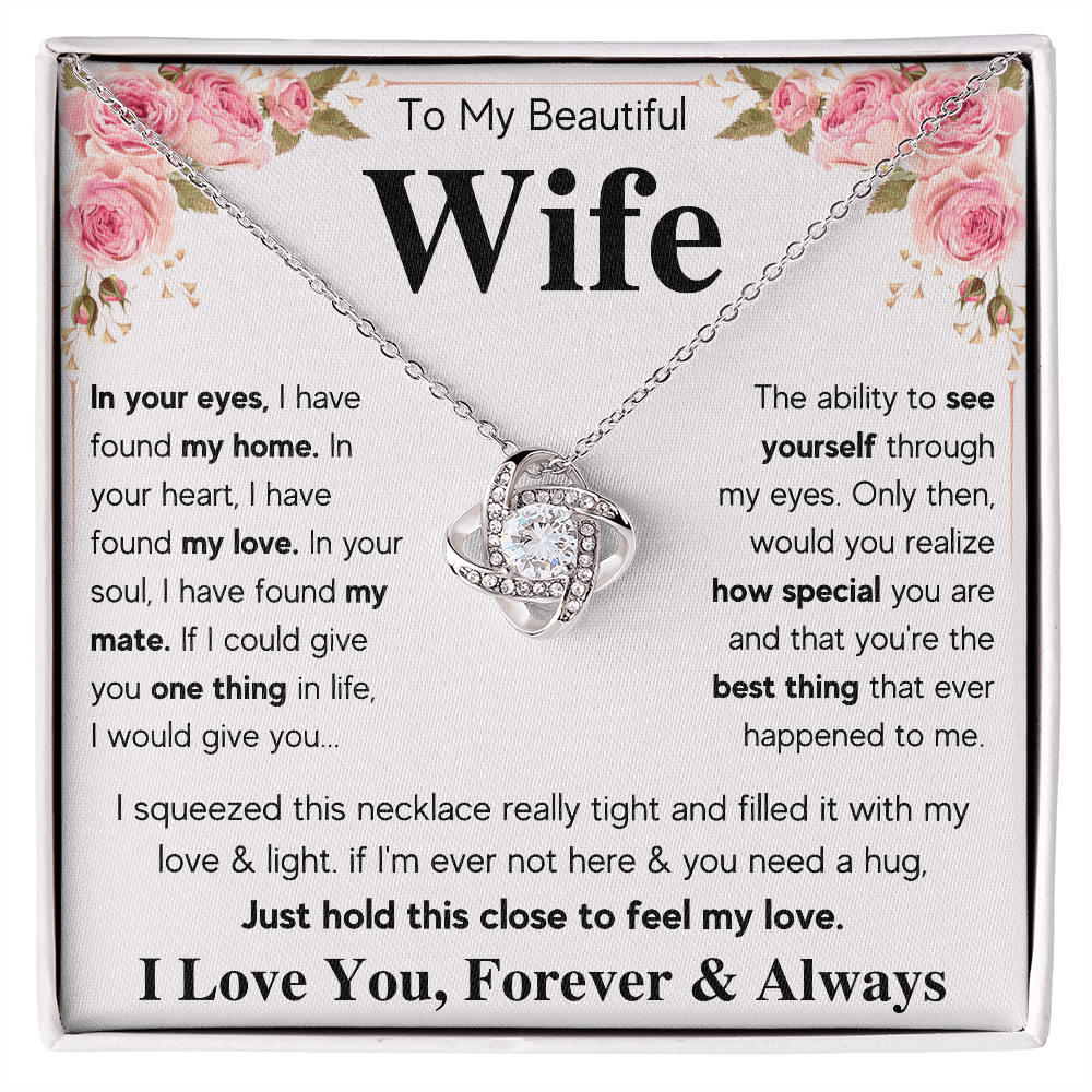 TO MY WIFE NECKLACE GIFT SET - ON CLOUD NINE GIFTS