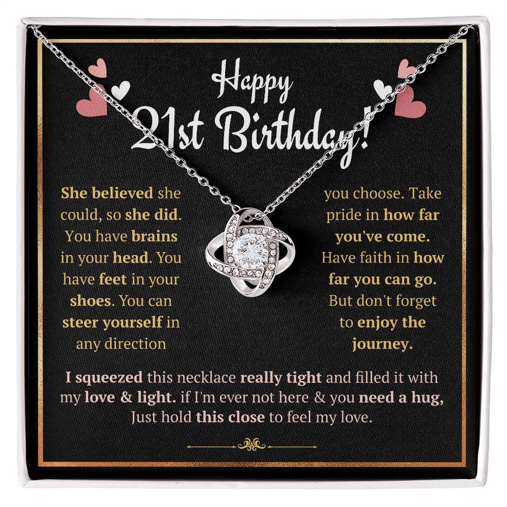 21 year old best birthday gifts,21st birthday gifts for her, for daughter, 21 birthday, turning 21, 21st birthday jewelry,necklace, present - ON CLOUD NINE GIFTS