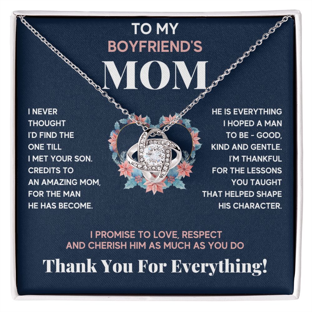 To My Future Mother In Law Gifts From Girlfriend Christmas Gifts For Boyfriends Mom Necklace - ON CLOUD NINE GIFTS