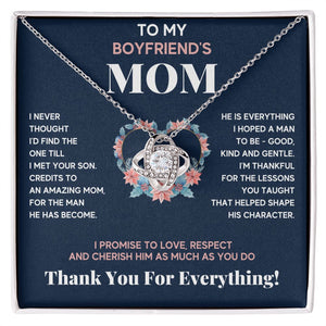 To My Future Mother In Law Gifts From Girlfriend Christmas Gifts For Boyfriends Mom Necklace - ON CLOUD NINE GIFTS
