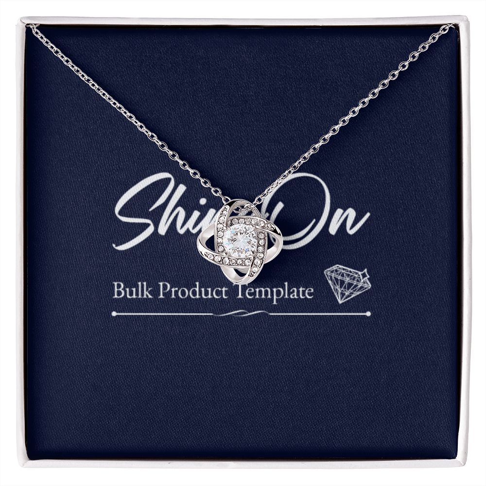 LOVE KNOT NECKLACE GIFT SET - ON CLOUD NINE GIFTS