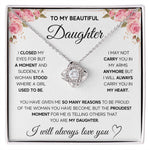 [LIMITED STOCK] NECKLACE FOR DAUGHTER - PROUDEST MOMENT - ON CLOUD NINE GIFTS
