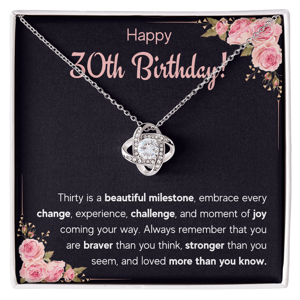 dirty 30 year old birthday gifts for women,30th birthday gifts for her, happy 30th bday jewelry necklace presents for 30 year old woman - ON CLOUD NINE GIFTS