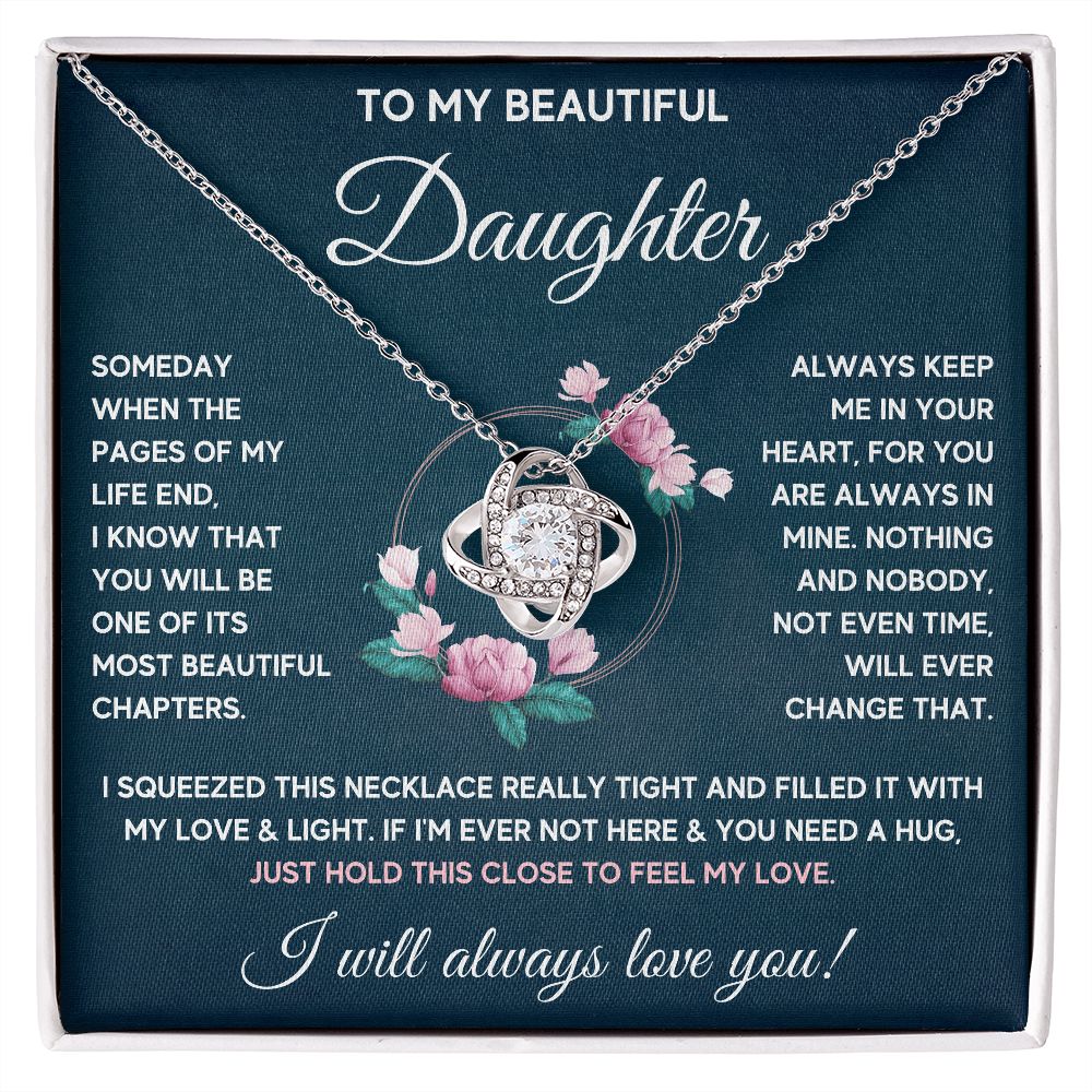 [ALMOST SOLD OUT] DAUGHTER NECKLACE - FEEL MY LOVE - ON CLOUD NINE GIFTS