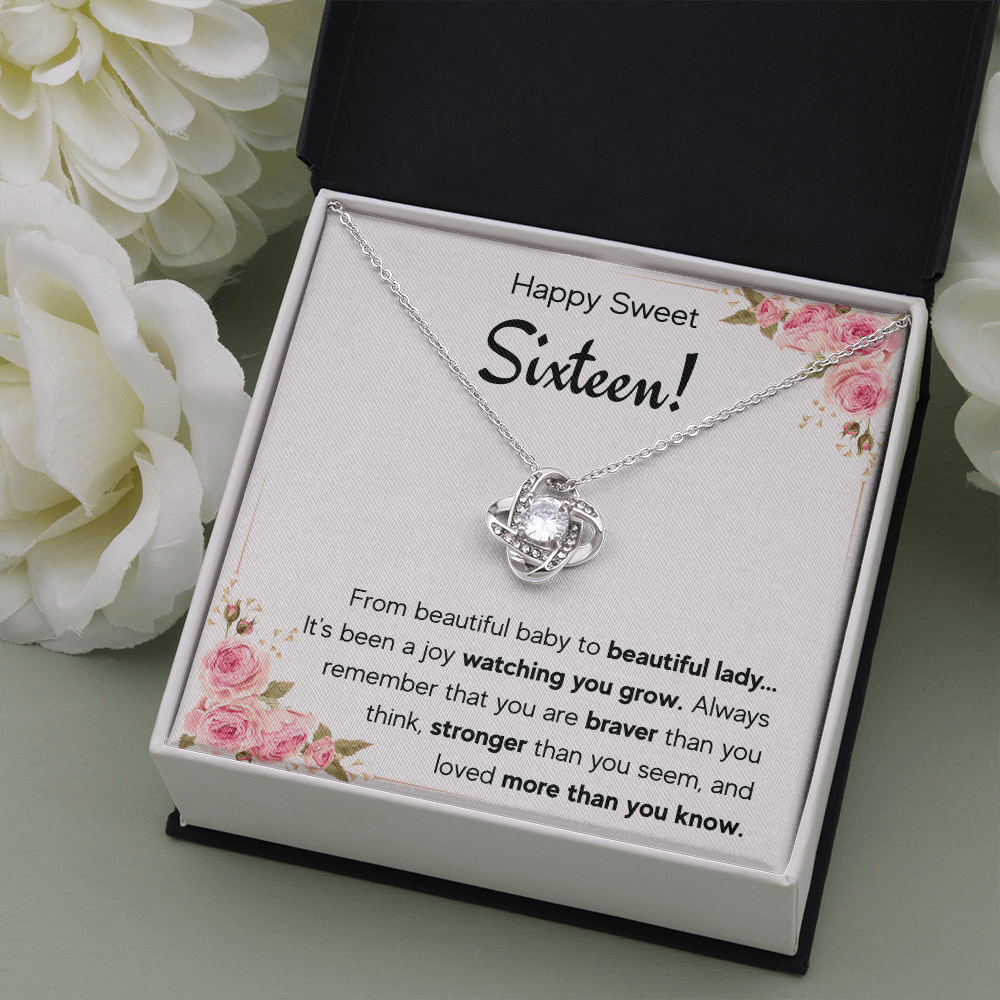 sweet 16 birthday gifts for girls, gifts for 16 year old girl, 16th birthday, best sweet 16 gifts, sweet sixteen necklace jewerly - ON CLOUD NINE GIFTS