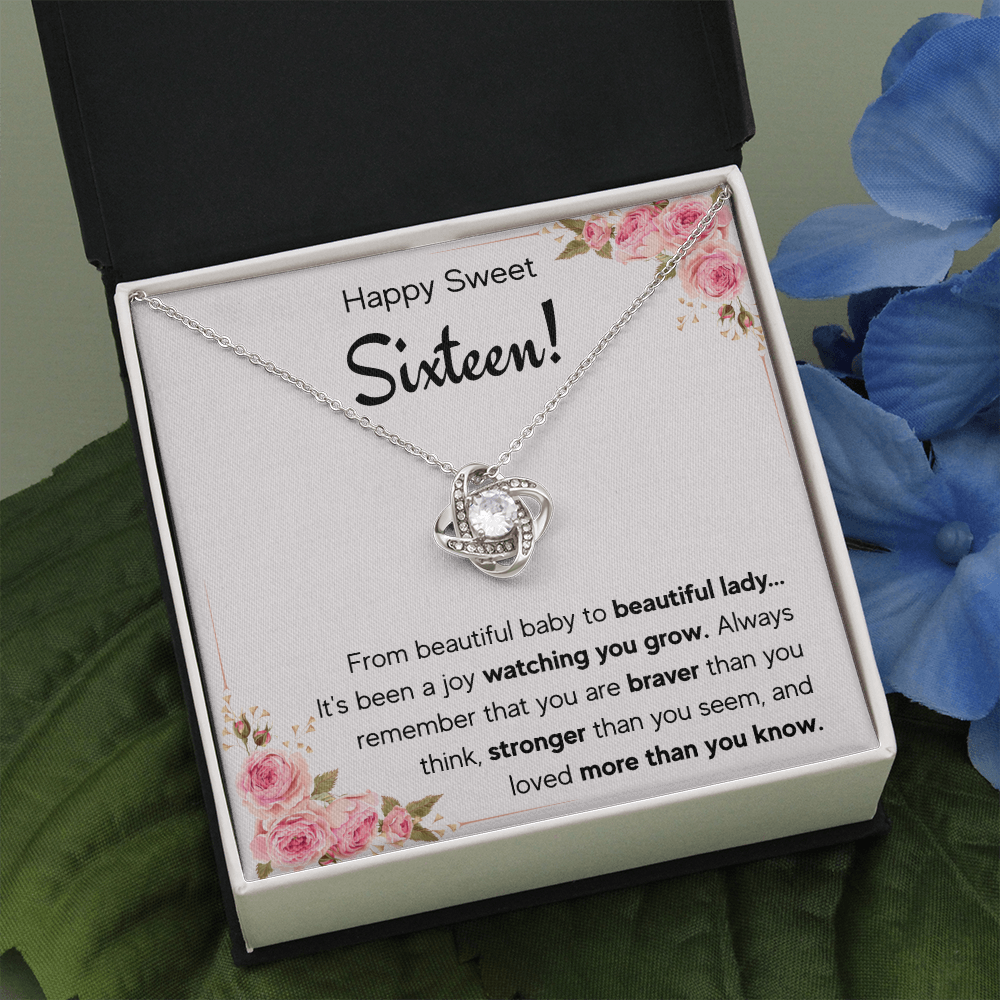 sweet 16 birthday gifts for girls, gifts for 16 year old girl, 16th birthday, best sweet 16 gifts, sweet sixteen necklace jewerly - ON CLOUD NINE GIFTS