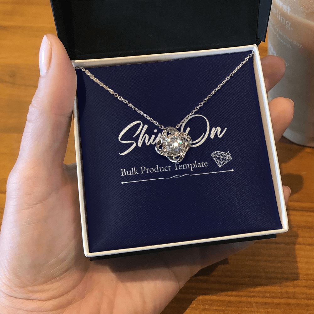 LOVE KNOT NECKLACE GIFT SET - ON CLOUD NINE GIFTS
