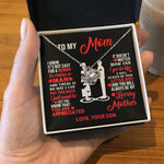 birthday gifts for mom necklace for women from daughter son mom jewelry mother and daughter necklaces mother's birthday gifts - ON CLOUD NINE GIFTS