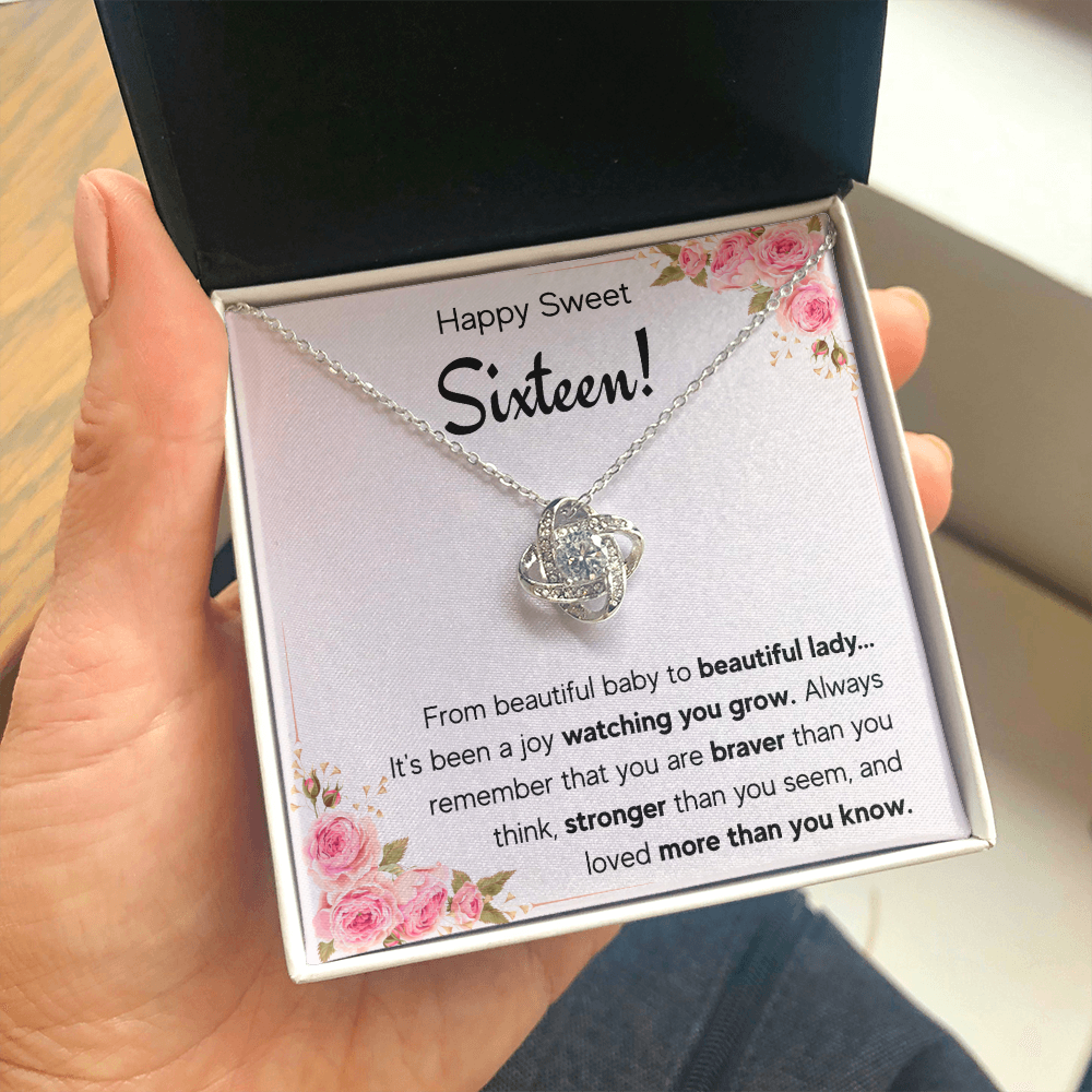 sweet 16 birthday gifts for girls, gifts for 16 year old girl, 16th birthday, best sweet 16 gifts, sweet sixteen necklace jewerly - ON CLOUD NINE GIFTS