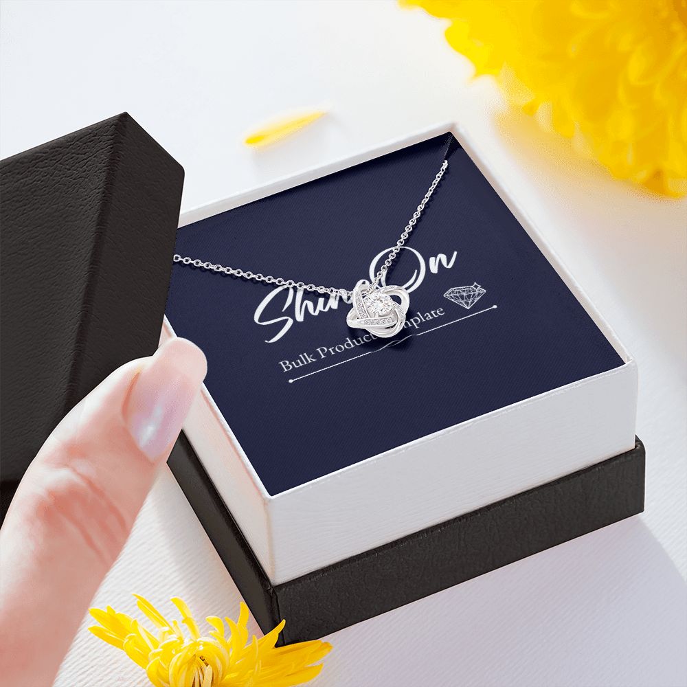 LOVE KNOT NECKLACE GIFT SET - ON CLOUD NINE GIFTS