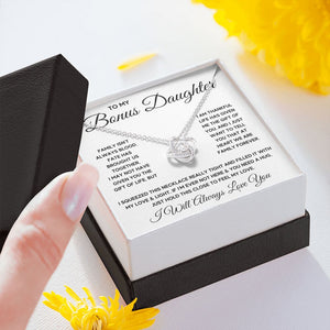 Bonus Daughter Gifts From Stepdad Stepmom Like A Daughter To Me Jewelry daughter in law necklace gift for daughter in law - ON CLOUD NINE GIFTS