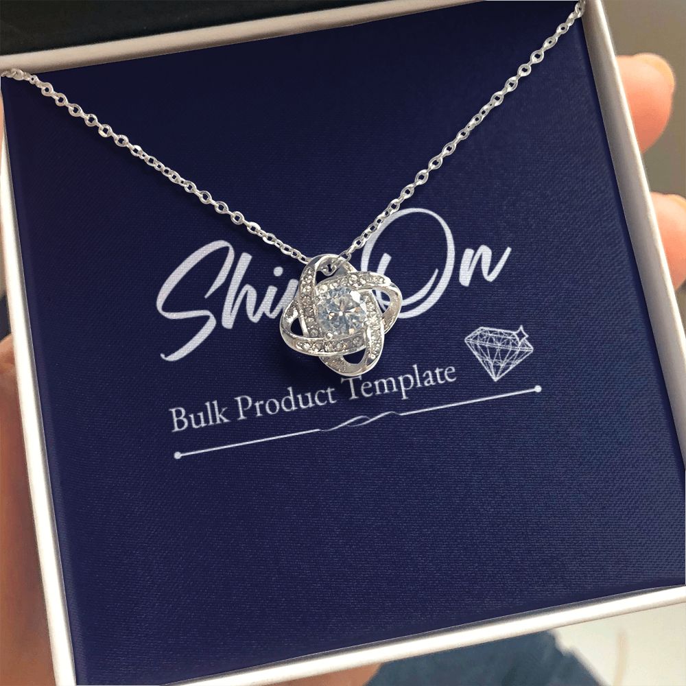 LOVE KNOT NECKLACE GIFT SET - ON CLOUD NINE GIFTS