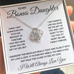 Bonus Daughter Gifts From Stepdad Stepmom Like A Daughter To Me Jewelry daughter in law necklace gift for daughter in law - ON CLOUD NINE GIFTS