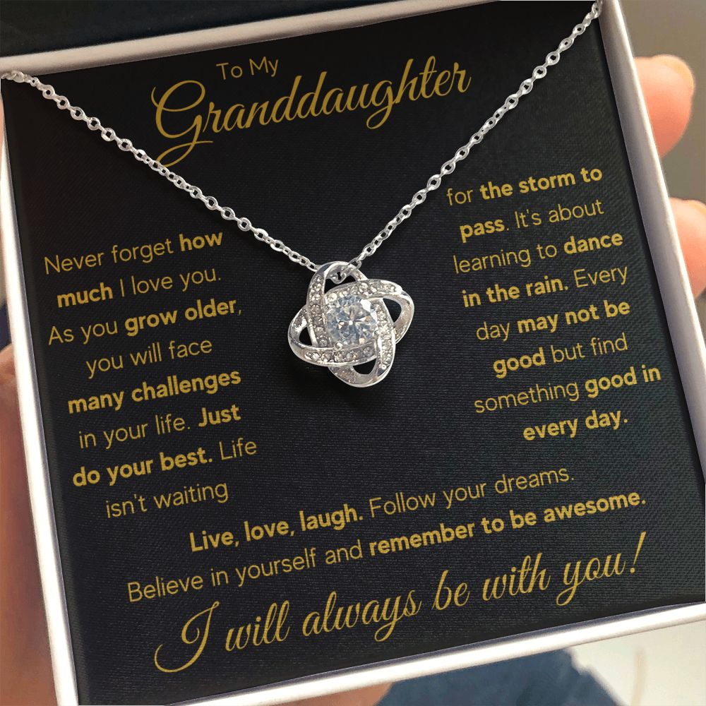 granddaughter gifts from grandma granddaughter necklace gifts for granddaughter grandmother granddaughter necklace from grandpa present - ON CLOUD NINE GIFTS