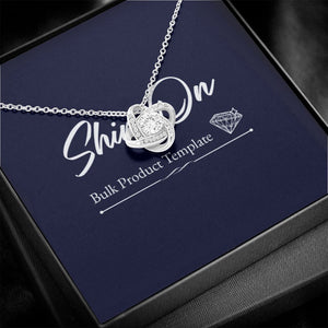 LOVE KNOT NECKLACE GIFT SET - ON CLOUD NINE GIFTS