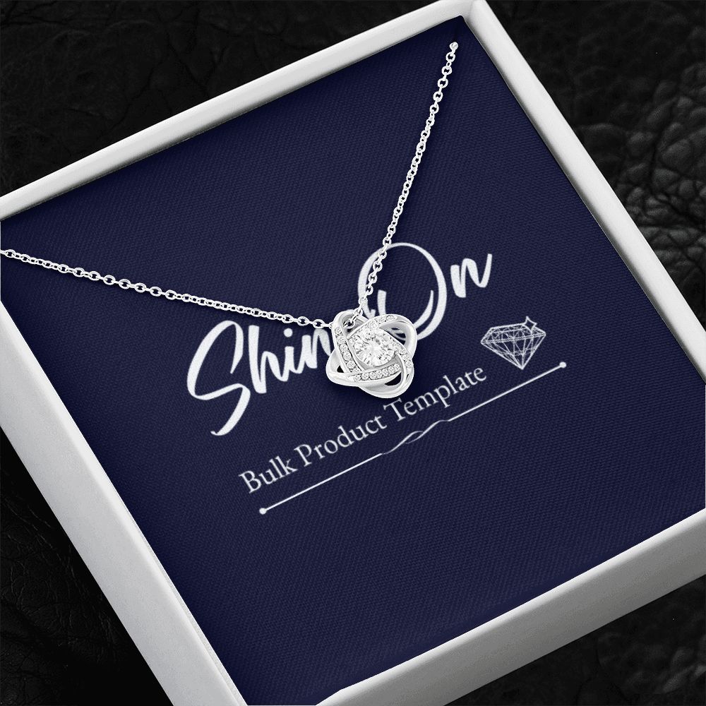 LOVE KNOT NECKLACE GIFT SET - ON CLOUD NINE GIFTS