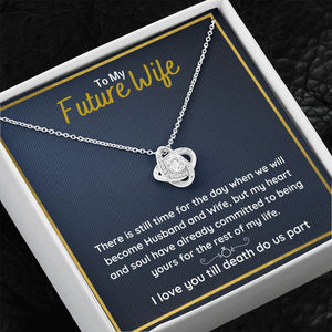 fiance gifts for her couples necklace to my future wife fiance couples necklace stainless steel couple gifts for girlfriend - ON CLOUD NINE GIFTS