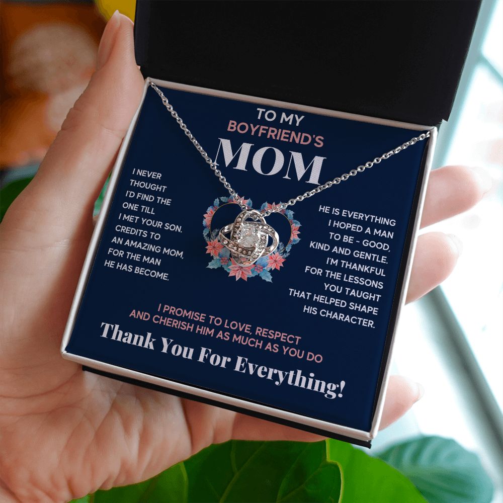 To My Future Mother In Law Gifts From Girlfriend Christmas Gifts For Boyfriends Mom Necklace - ON CLOUD NINE GIFTS