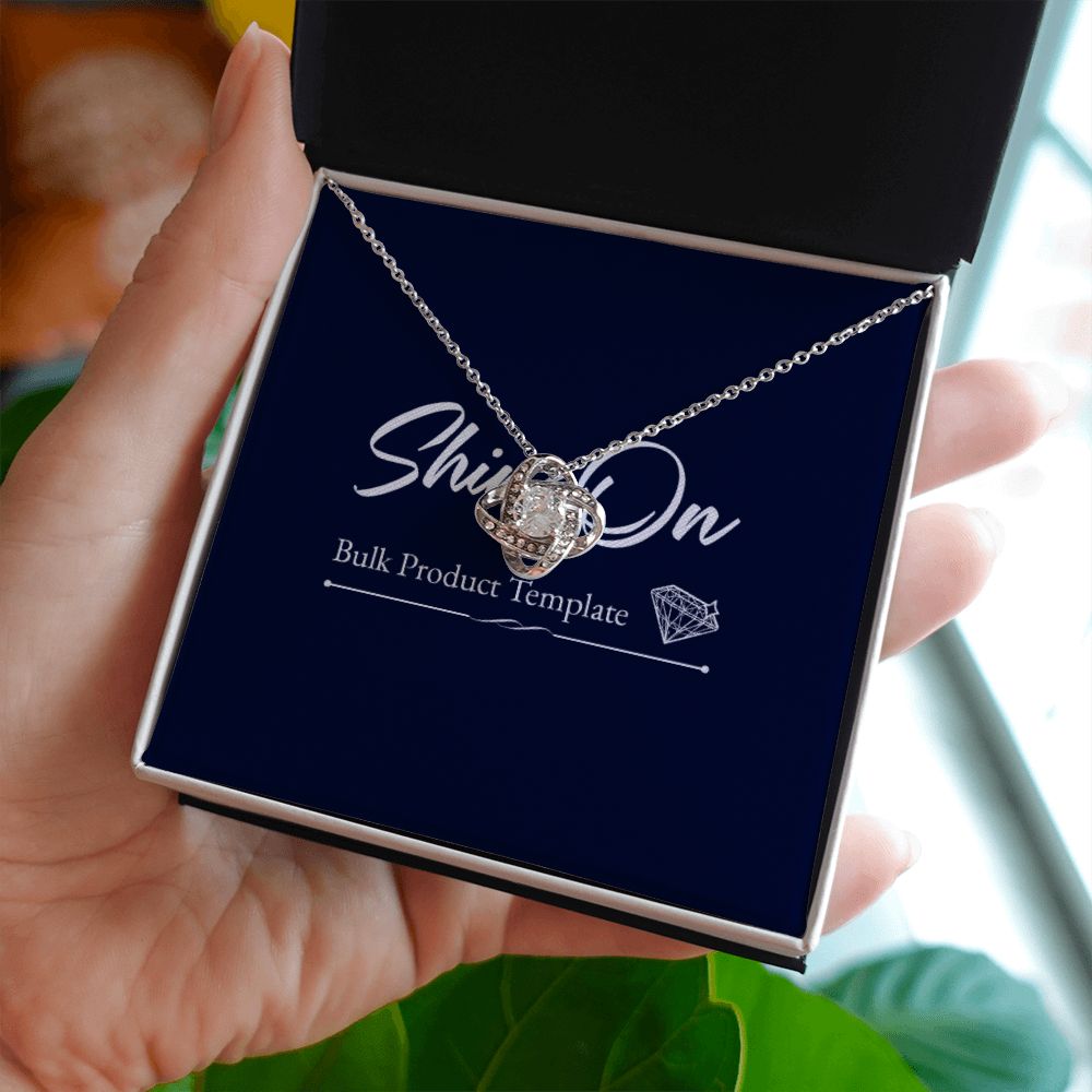 LOVE KNOT NECKLACE GIFT SET - ON CLOUD NINE GIFTS