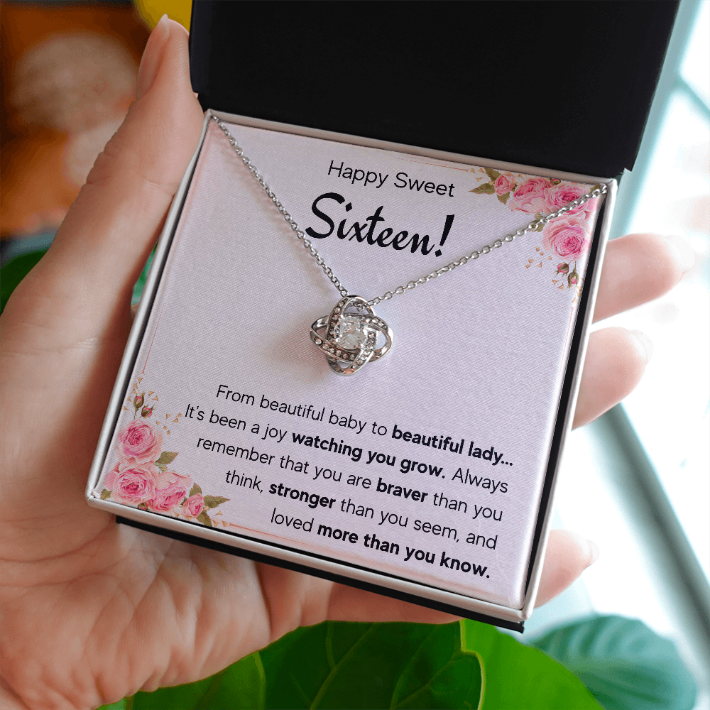 sweet 16 birthday gifts for girls, gifts for 16 year old girl, 16th birthday, best sweet 16 gifts, sweet sixteen necklace jewerly - ON CLOUD NINE GIFTS