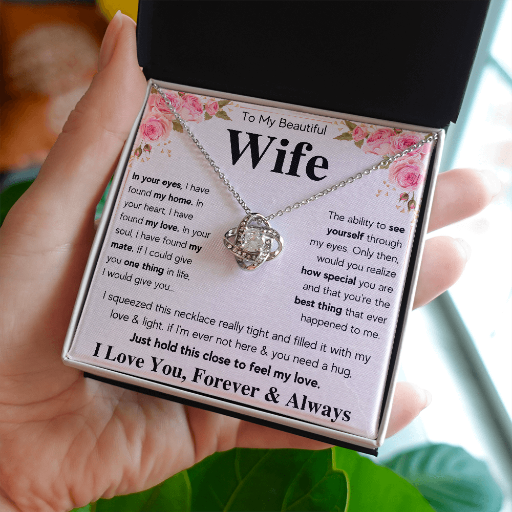 TO MY WIFE NECKLACE GIFT SET - ON CLOUD NINE GIFTS