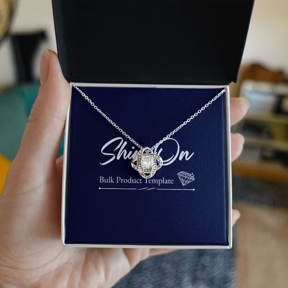 LOVE KNOT NECKLACE GIFT SET - ON CLOUD NINE GIFTS