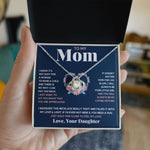 Birthday gifts for mom necklace for women from daughter son mom jewelry mother and daughter necklaces mother's birthday gifts - ON CLOUD NINE GIFTS