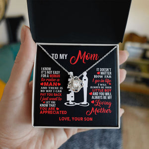 birthday gifts for mom necklace for women from daughter son mom jewelry mother and daughter necklaces mother's birthday gifts - ON CLOUD NINE GIFTS