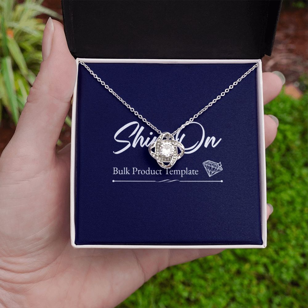 LOVE KNOT NECKLACE GIFT SET - ON CLOUD NINE GIFTS