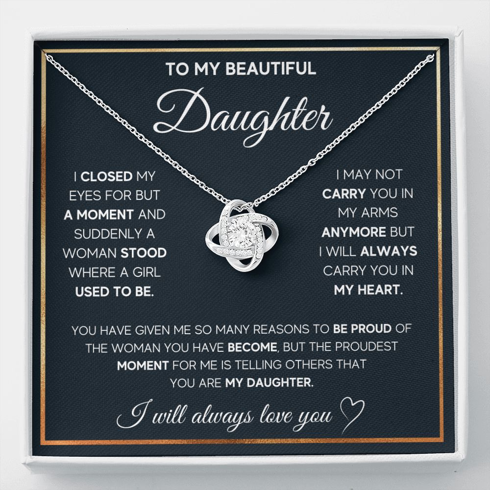 Gifts For Daughter On Wedding Day Birthday Gifts For Daughter Adult Christmas Present For My Beautiful Daughter Jewelry - ON CLOUD NINE GIFTS