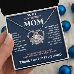 To My Future Mother In Law Gifts From Girlfriend Christmas Gifts For Boyfriends Mom Necklace - ON CLOUD NINE GIFTS