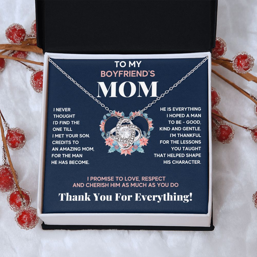 To My Future Mother In Law Gifts From Girlfriend Christmas Gifts For Boyfriends Mom Necklace - ON CLOUD NINE GIFTS