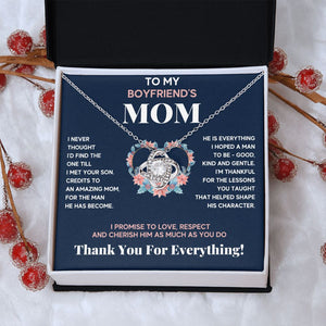To My Future Mother In Law Gifts From Girlfriend Christmas Gifts For Boyfriends Mom Necklace - ON CLOUD NINE GIFTS