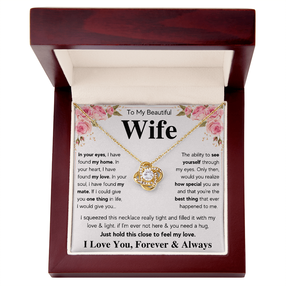 TO MY WIFE NECKLACE GIFT SET - ON CLOUD NINE GIFTS