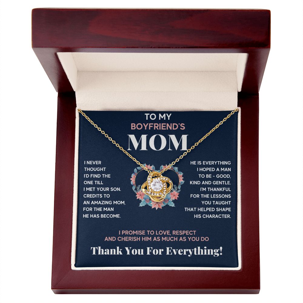 To My Future Mother In Law Gifts From Girlfriend Christmas Gifts For Boyfriends Mom Necklace - ON CLOUD NINE GIFTS