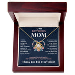 To My Future Mother In Law Gifts From Girlfriend Christmas Gifts For Boyfriends Mom Necklace - ON CLOUD NINE GIFTS
