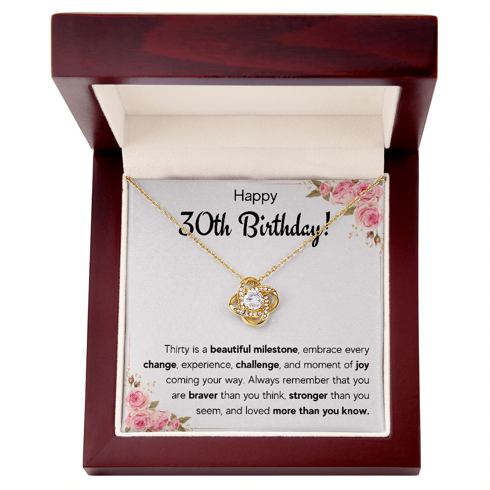 30th birthday gifts for her, dirty 30 year old birthday gifts for women, happy 30th bday jewelry necklace presents for 30 year old woman - ON CLOUD NINE GIFTS