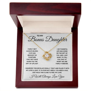 Bonus Daughter Gifts From Stepdad Stepmom Like A Daughter To Me Jewelry daughter in law necklace gift for daughter in law - ON CLOUD NINE GIFTS